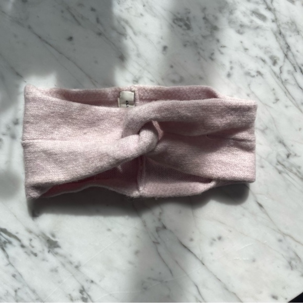 CLUB MONACO PINK TWISTED HEADBAND